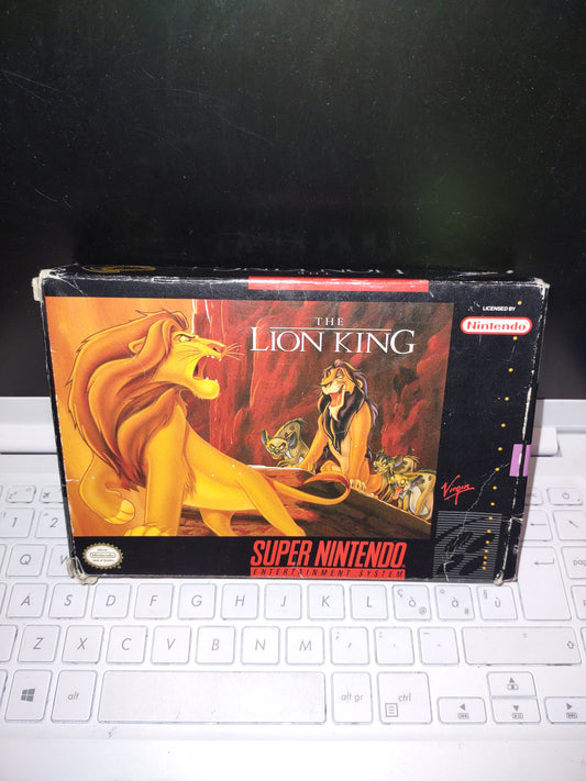 Gioco snes super Nintendo usa the Lion King re leone