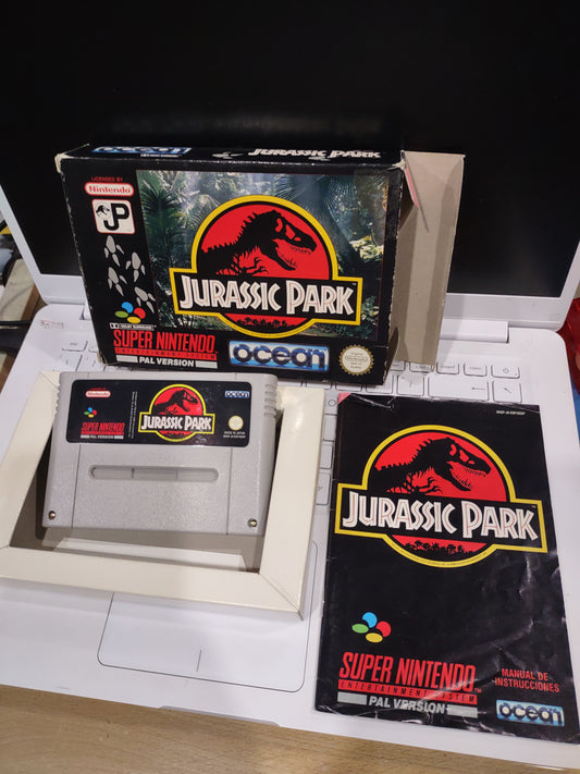 Gioco super Nintendo snes PAL Jurassic Park JP