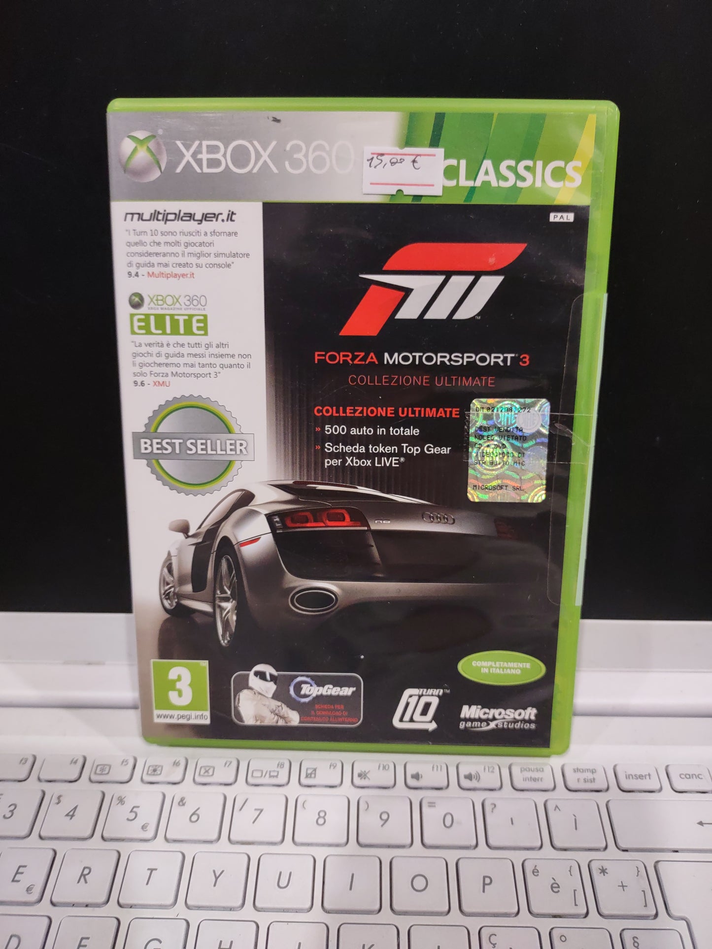 Gioco Xbox 360 classics forza Motorsport 3 collezione ultimate