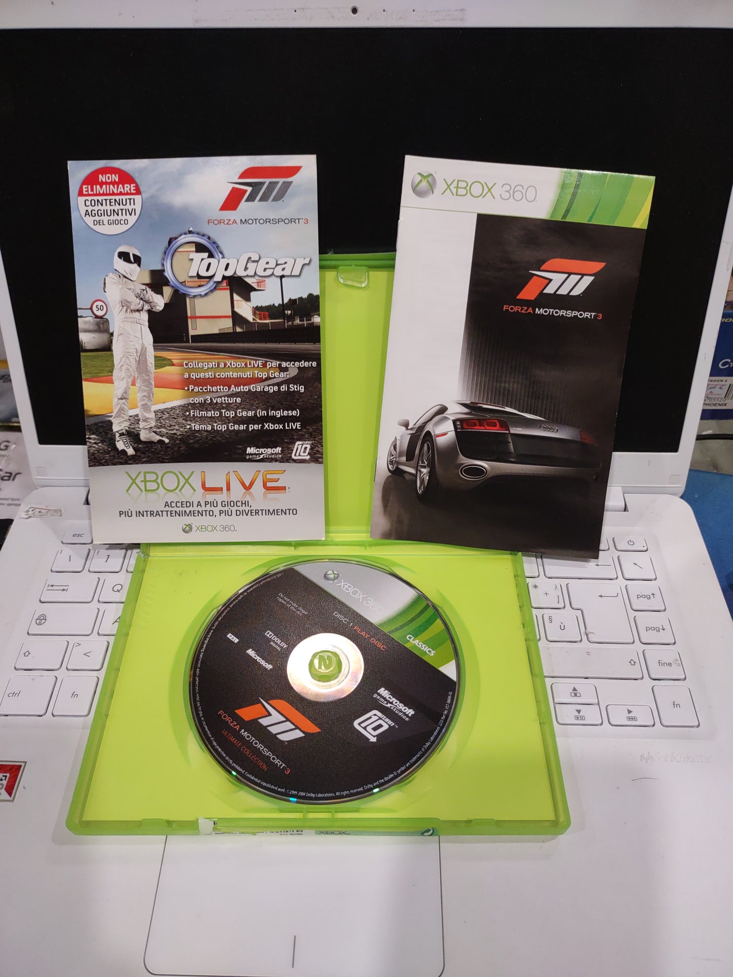 Gioco Xbox 360 classics forza Motorsport 3 collezione ultimate