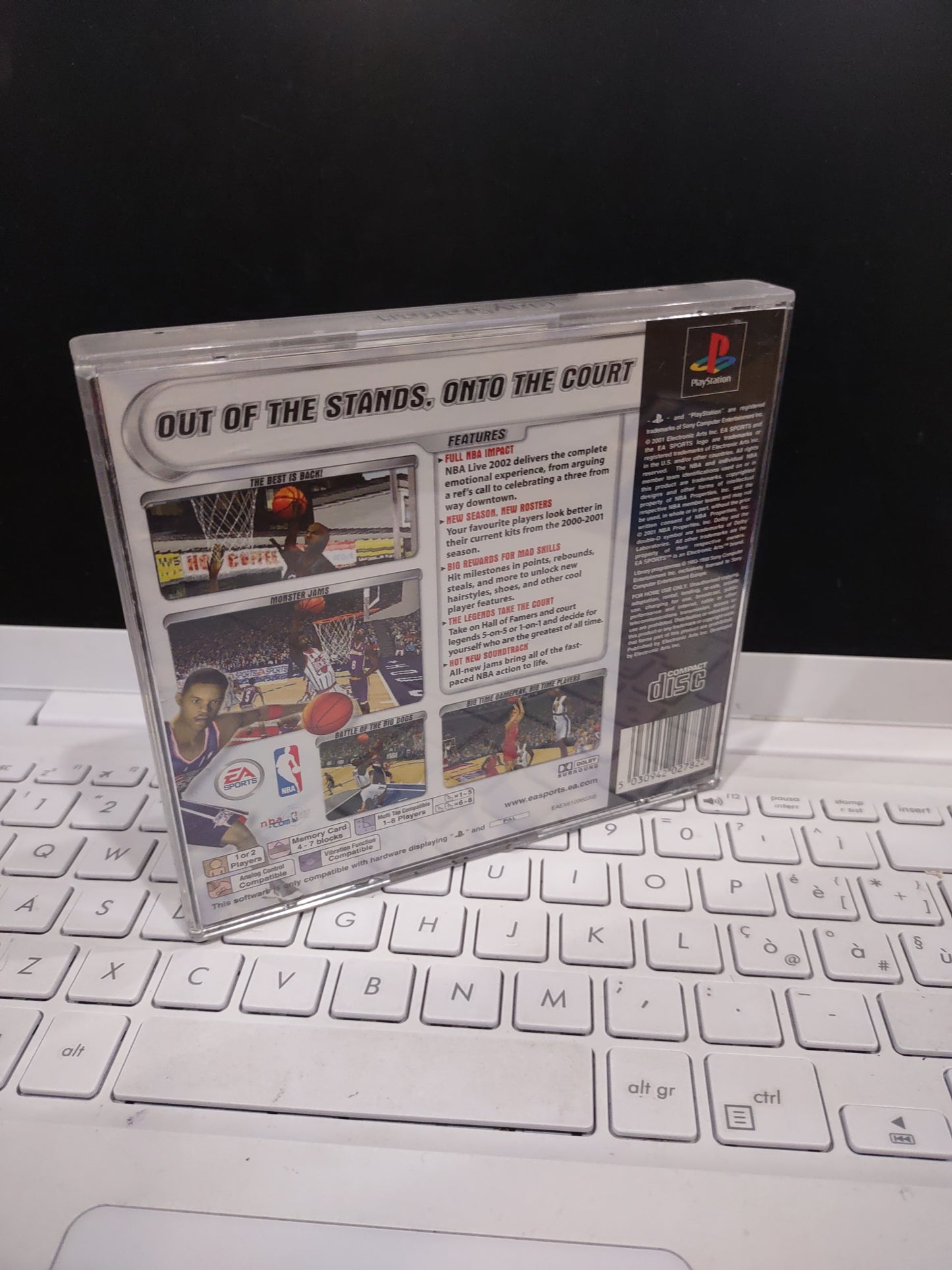 Gioco ps1 PlayStation Nba live 2002