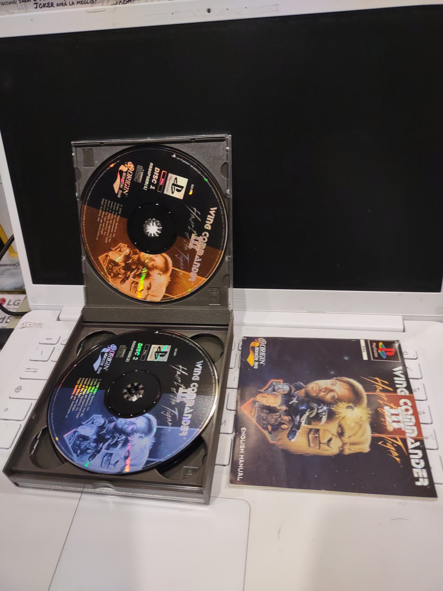 Gioco PS1 PlayStation Wing Commander 3 PAL