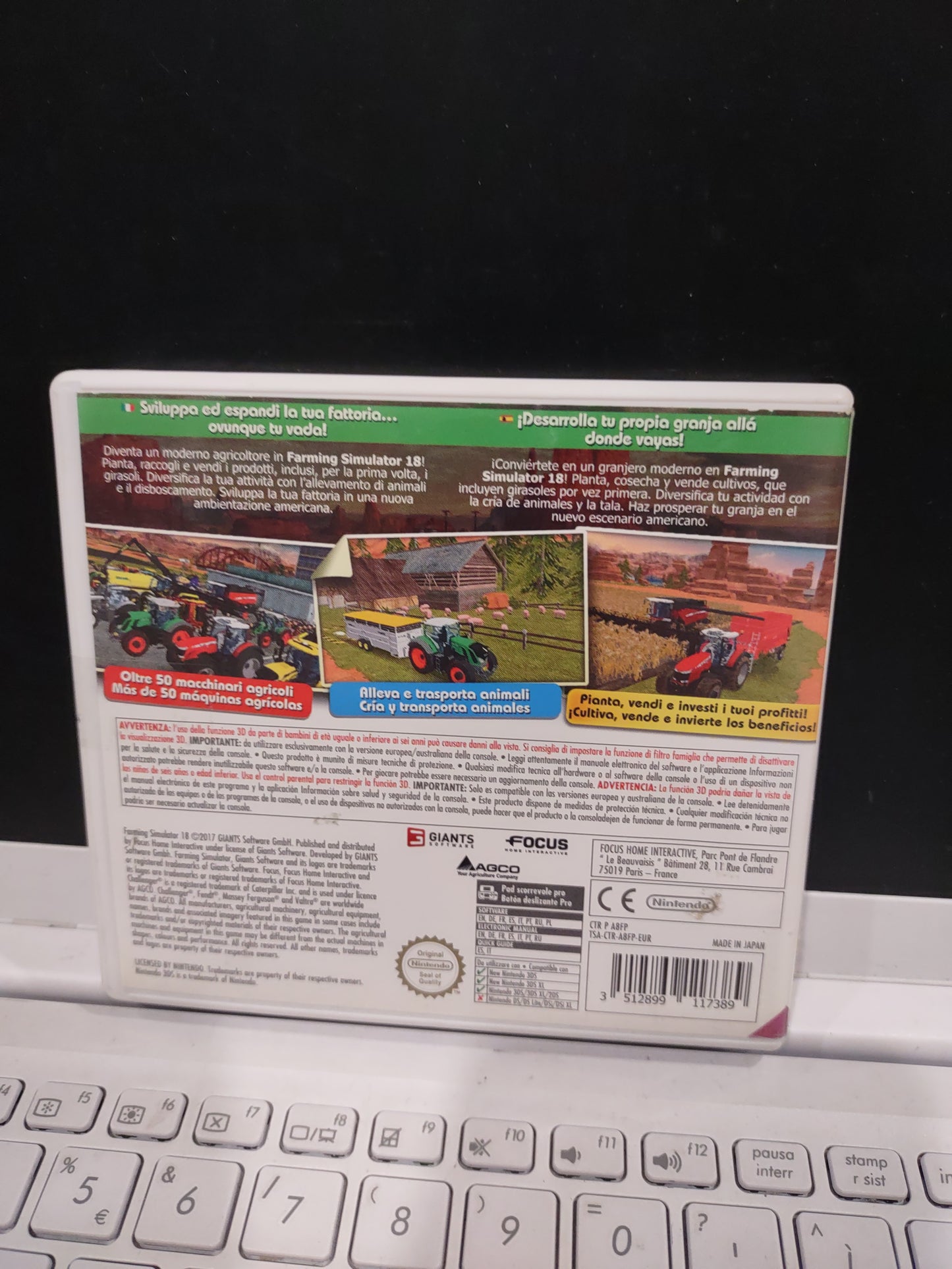 Gioco Nintendo 3DS farming simulator 2018