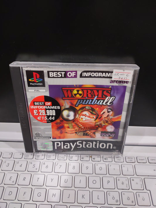 Gioco PS1 PlayStation Worms pinball