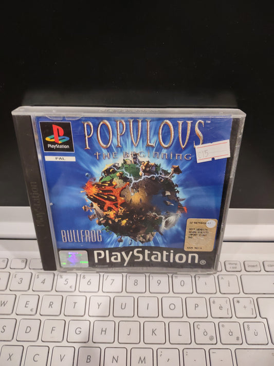 Gioco PS1 PlayStation populous the beginning