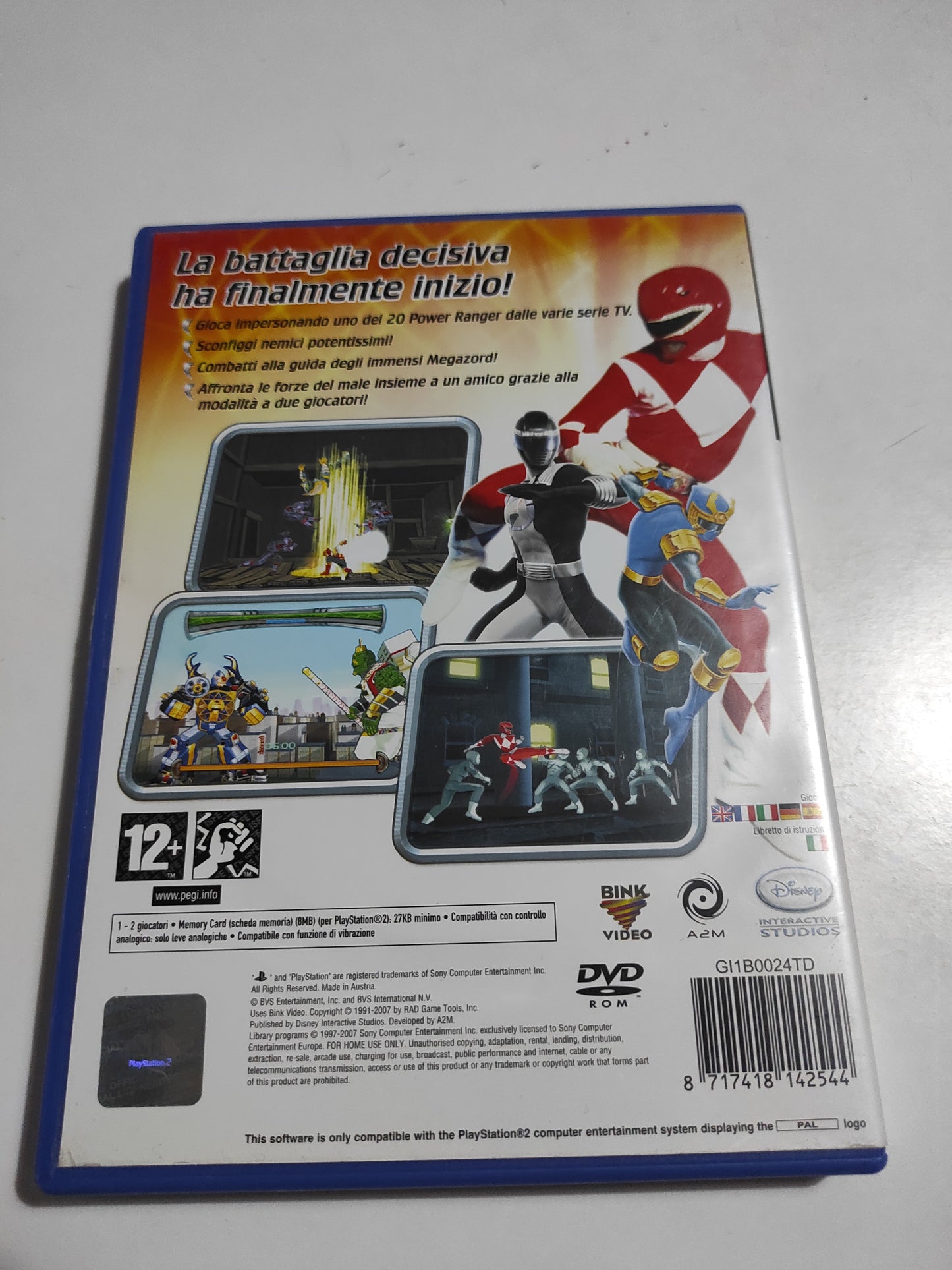 Gioco Playstation 2 ps2 Power Rangers super Legends