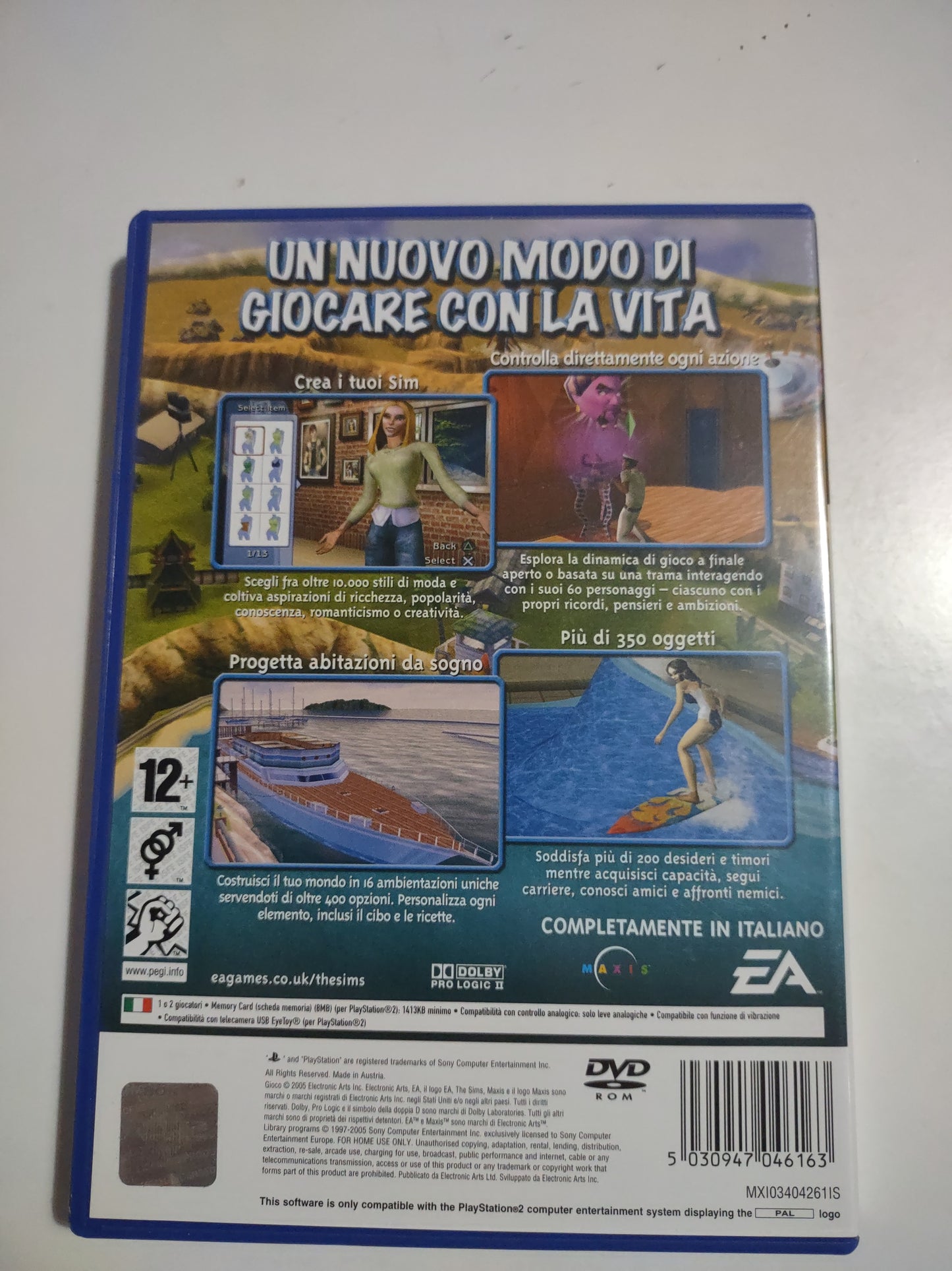 Gioco PlayStation 2 Ps2 the Sims 2