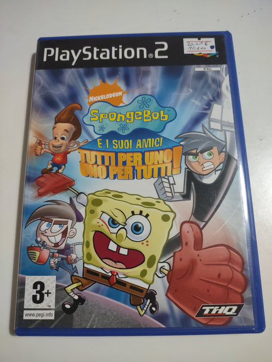 Gioco PlayStation 2 Ps2 Spongebob e i suoi amici tutti per uno , uno per tutti