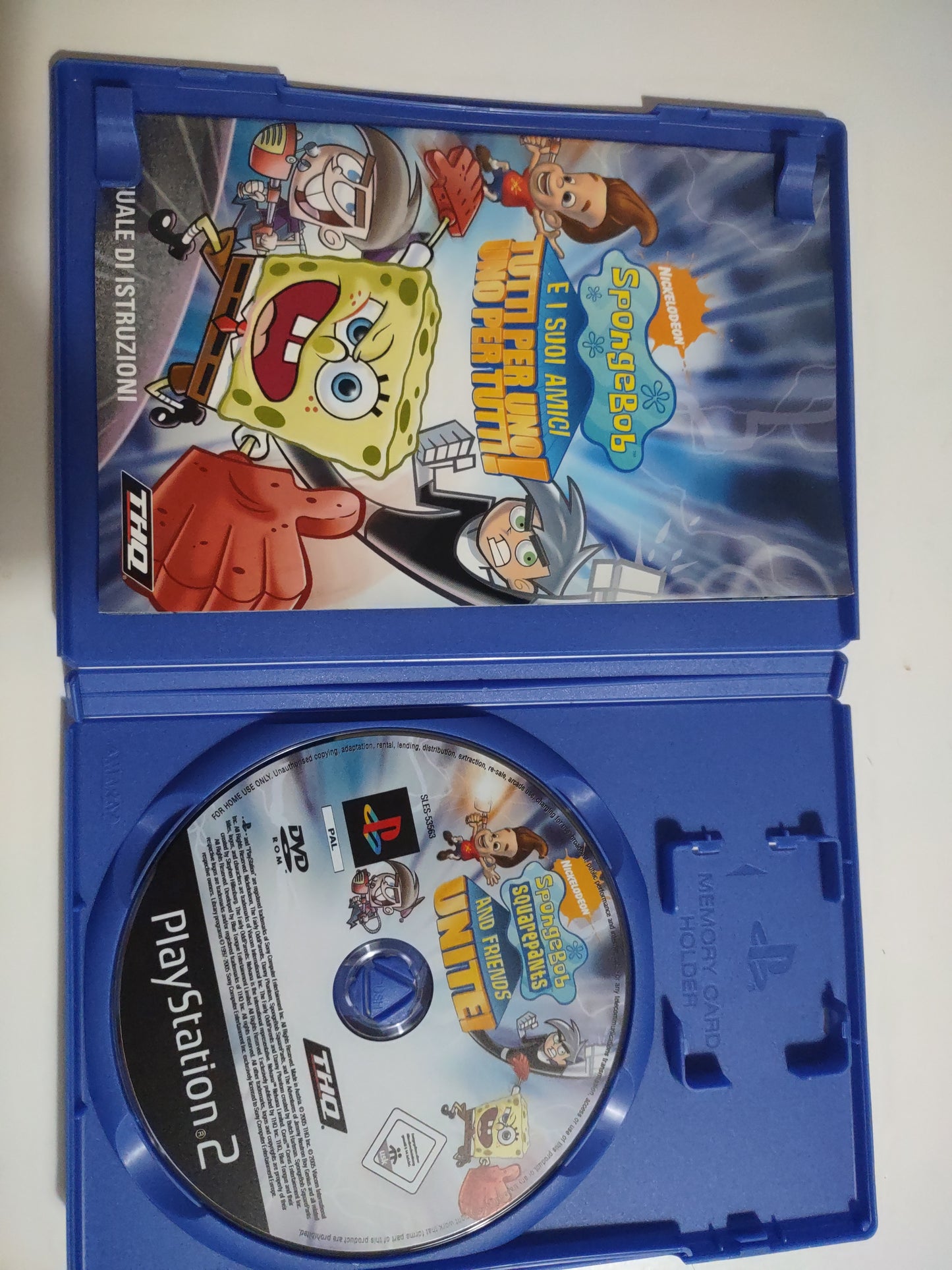 Gioco PlayStation 2 Ps2 Spongebob e i suoi amici tutti per uno , uno per tutti