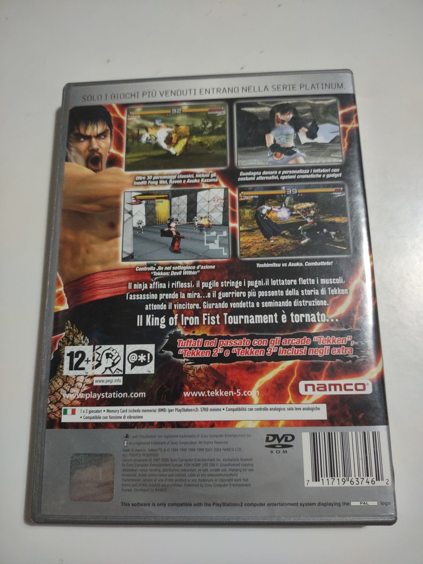 Gioco PlayStation 2 Ps2 Tekken 5 Platinum