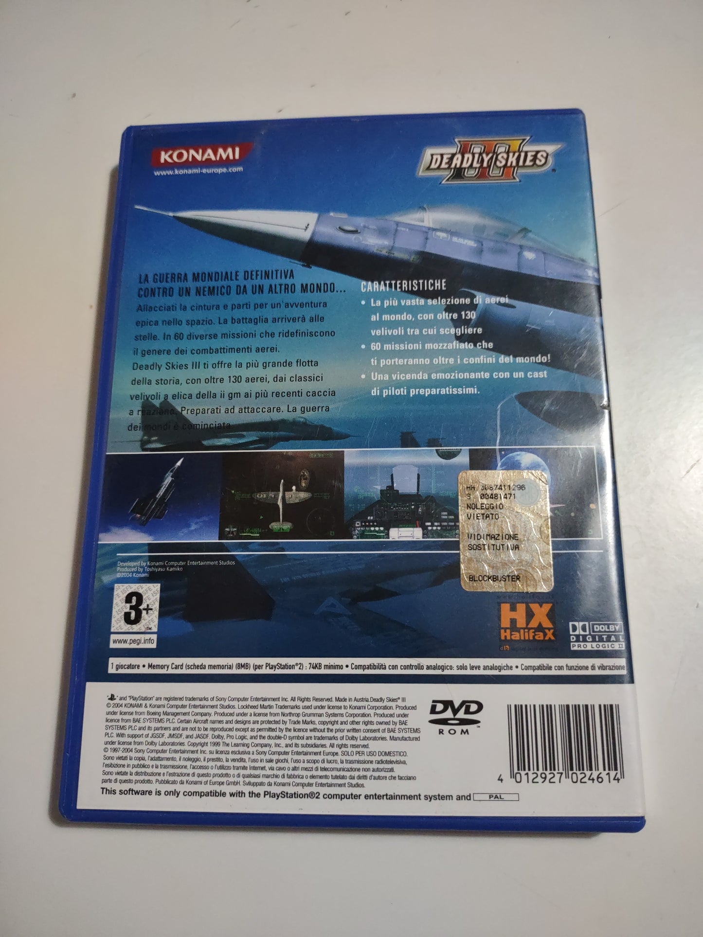 Gioco PlayStation 2 PS2 deadly skies III