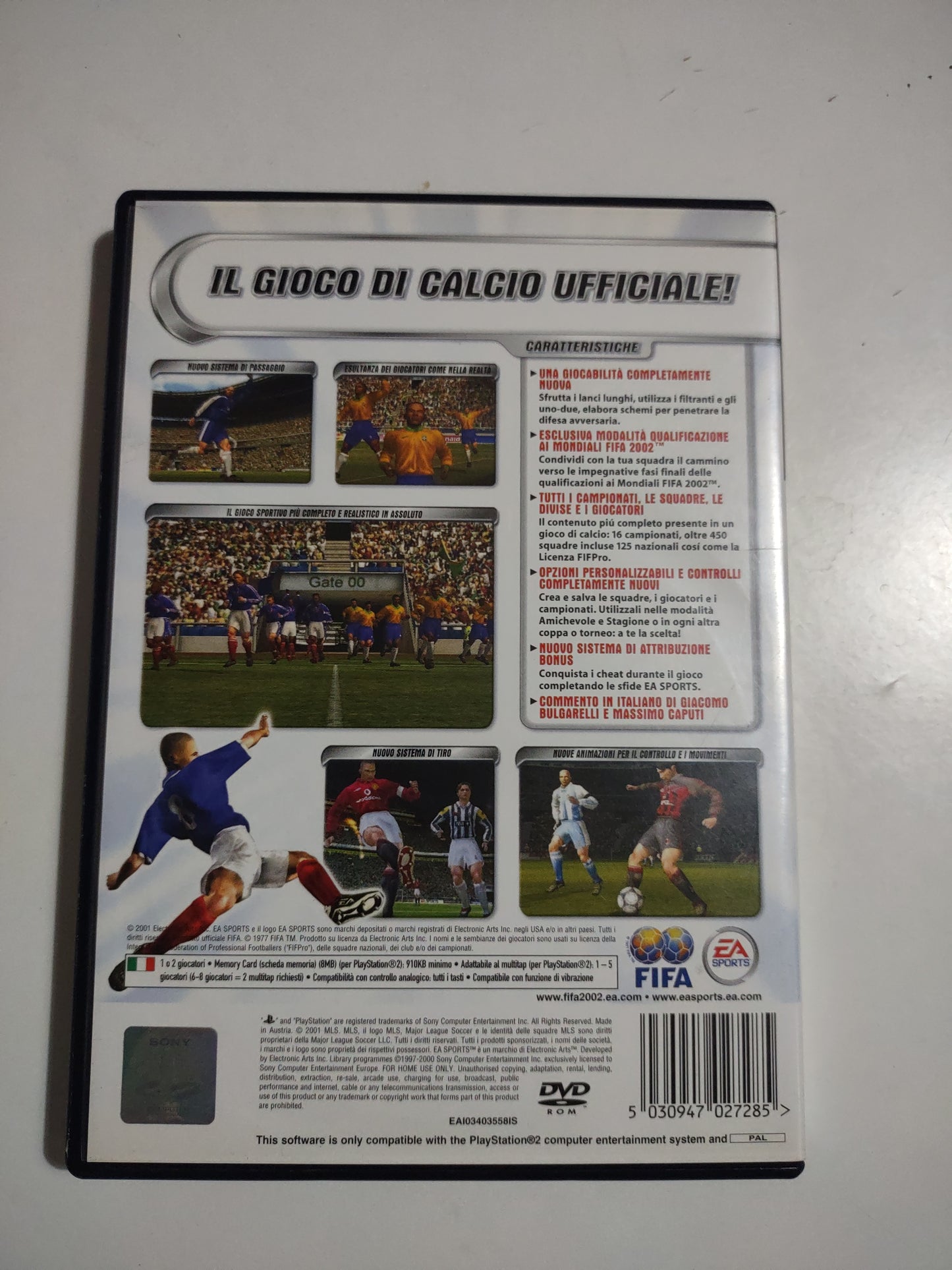 Gioco PlayStation 2 PS2 FIFA football 2002