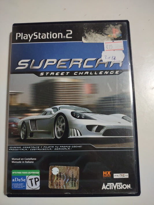 Gioco PlayStation 2 PS2 Supercar street challenge