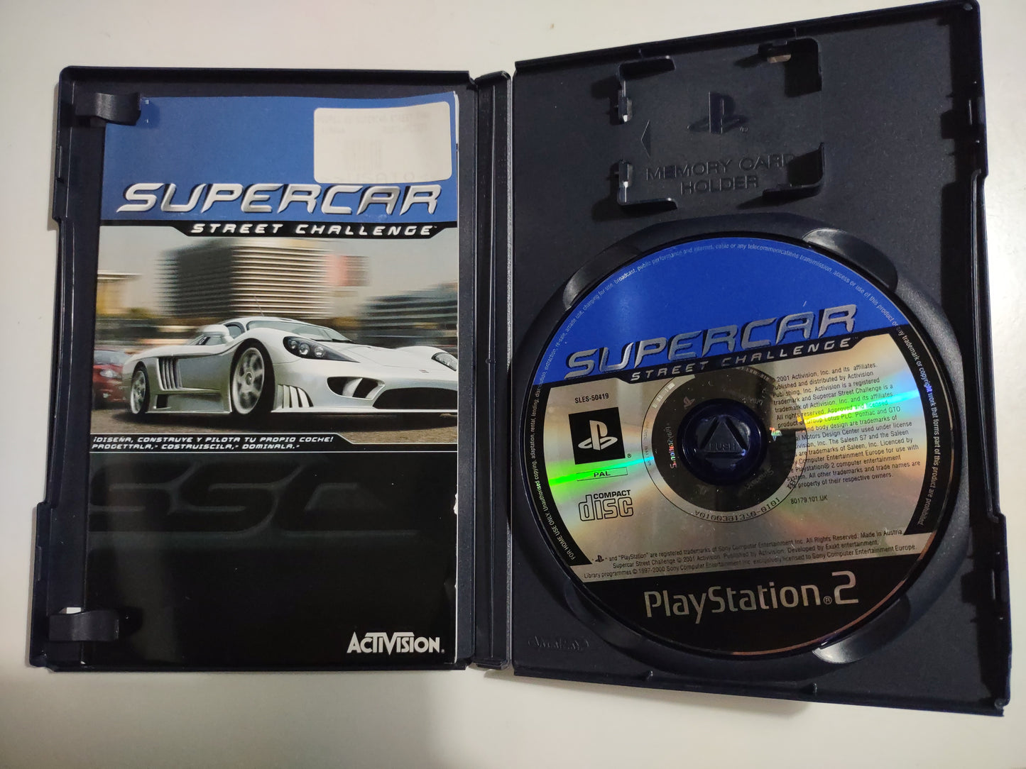 Gioco PlayStation 2 PS2 Supercar street challenge