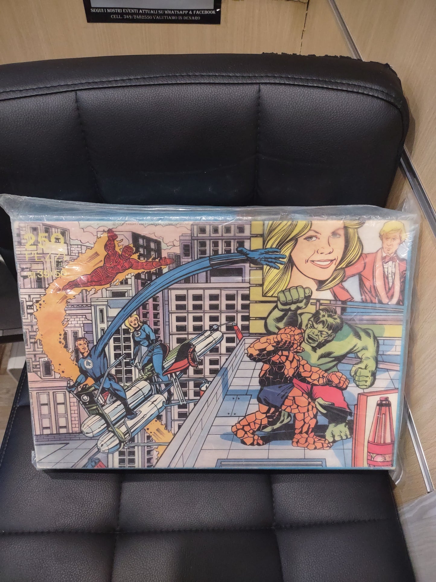 Marvel puzzle 250 fumetti i fantastici 4 made in Italy Clementoni