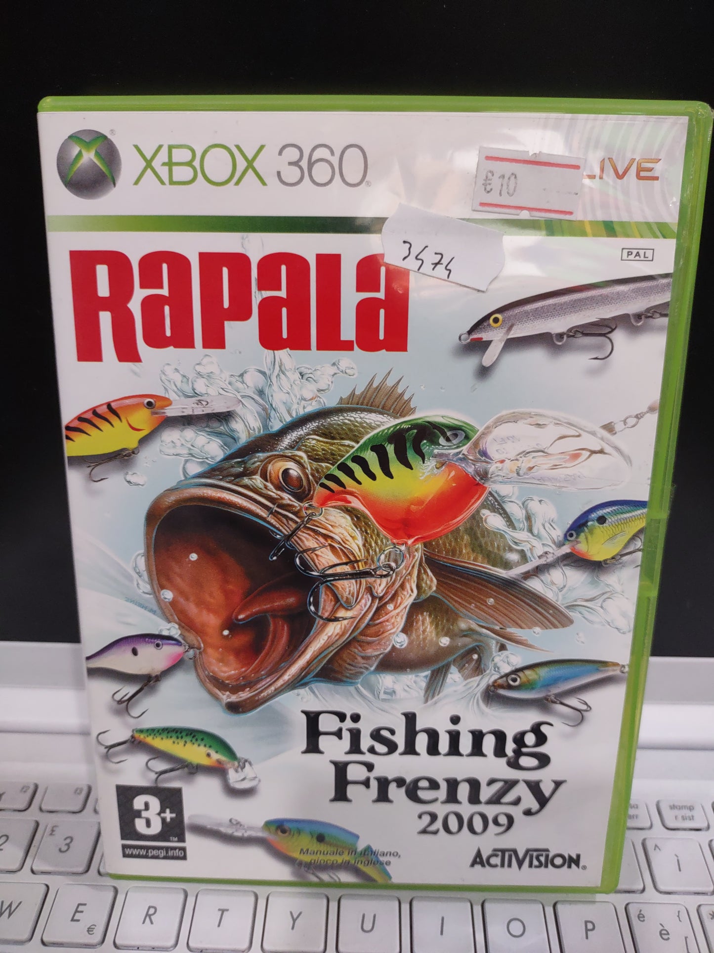 Gioco Xbox 360 rapala fishing frenzy 2009