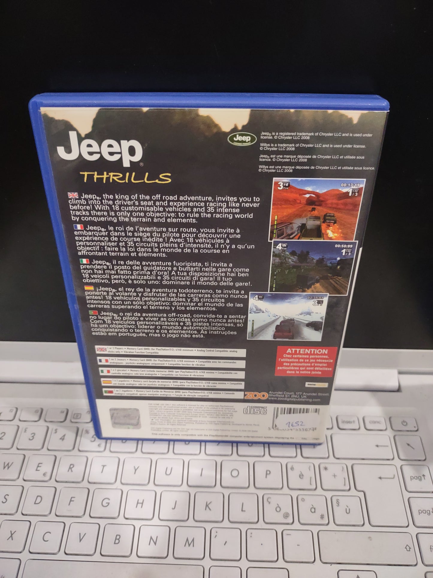 Gioco ps2 PlayStation jeep thrills