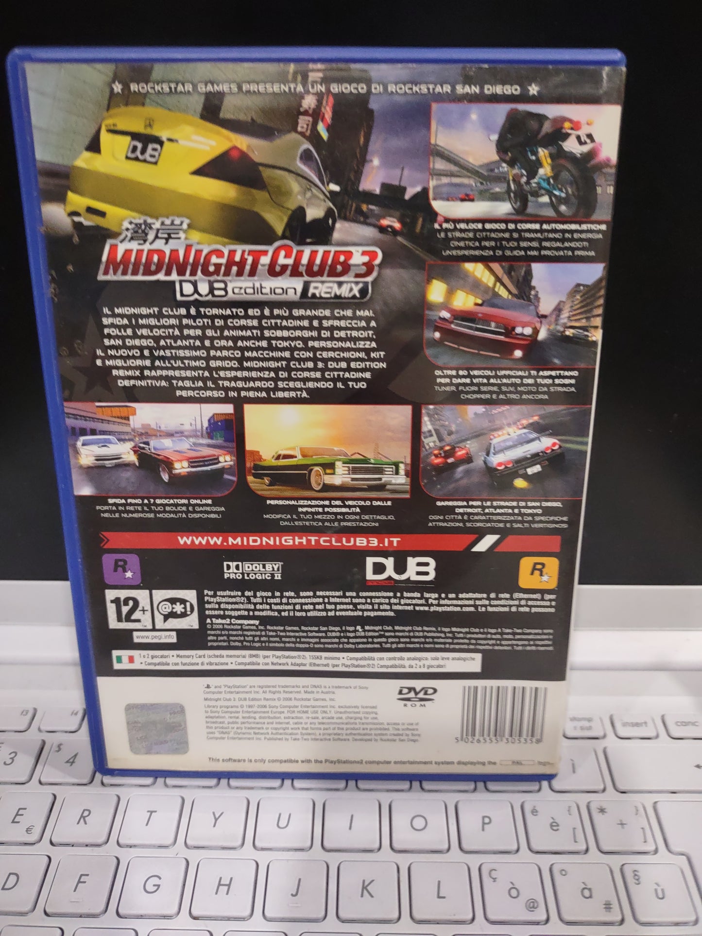 Gioco PS2 PlayStation Midnight Club 3 dub edition remix