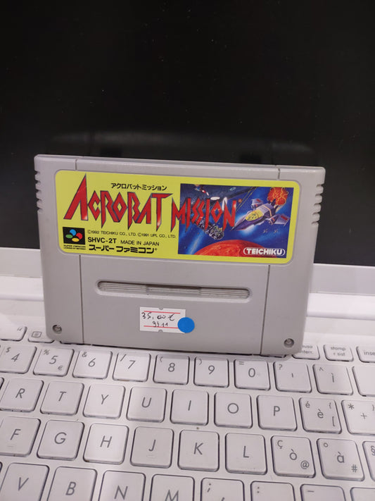 Gioco Nintendo super famicom Acrobat Mission Japan