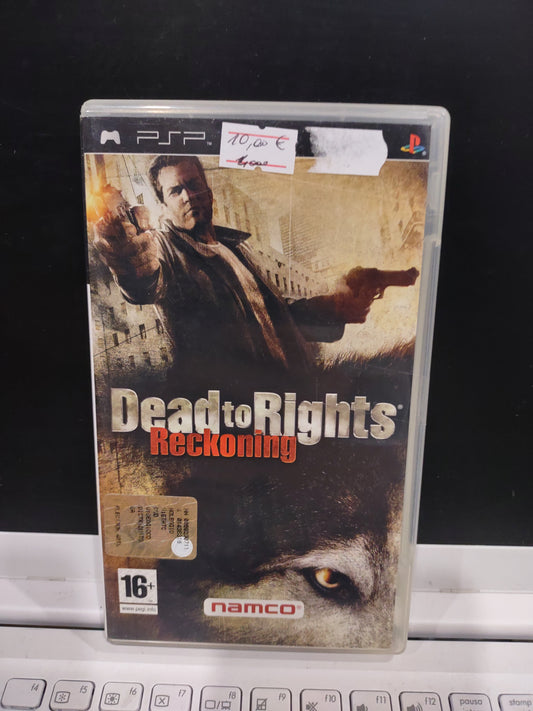 Gioco psp PlayStation dead to rights reckoning ita