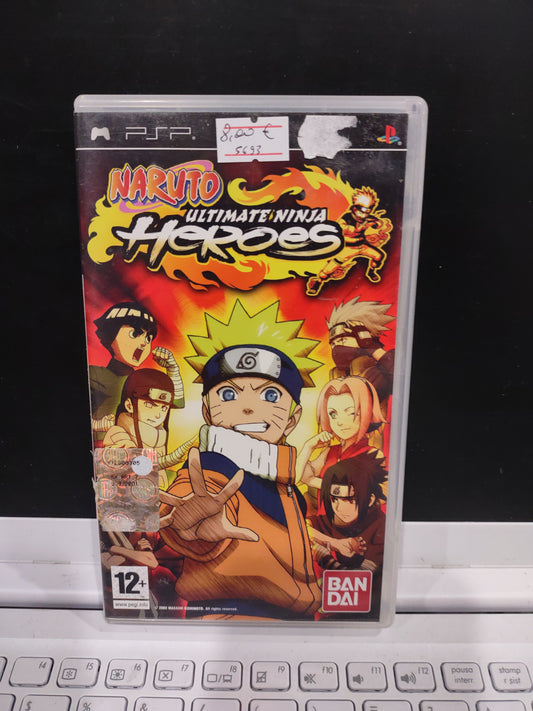 Gioco PSP PlayStation Naruto ultimate ninja Heroes