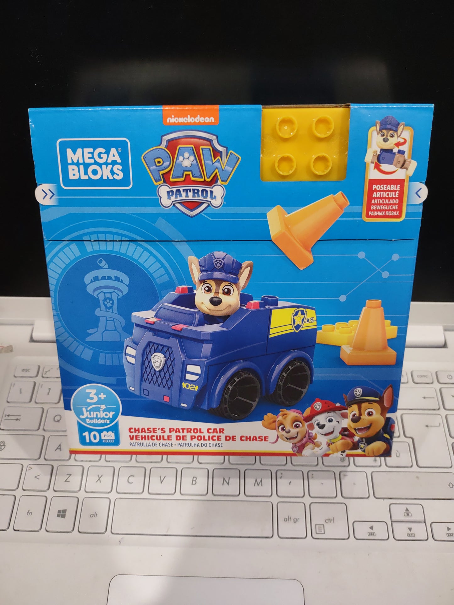 Mega blocks paw Patrol Nickelodeon Chase Patrol car