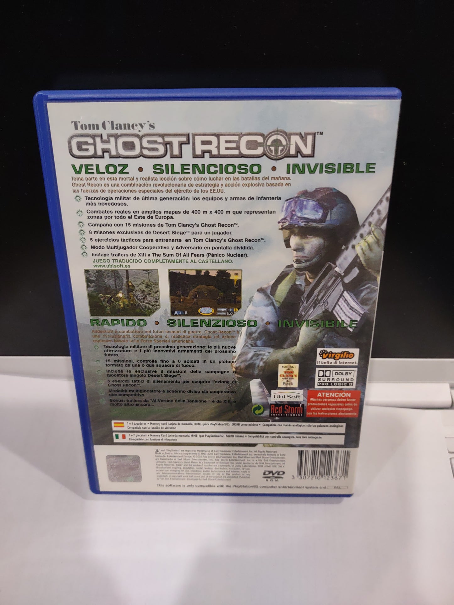 Gioco PS2 PlayStation Tom clancy's Ghost recon