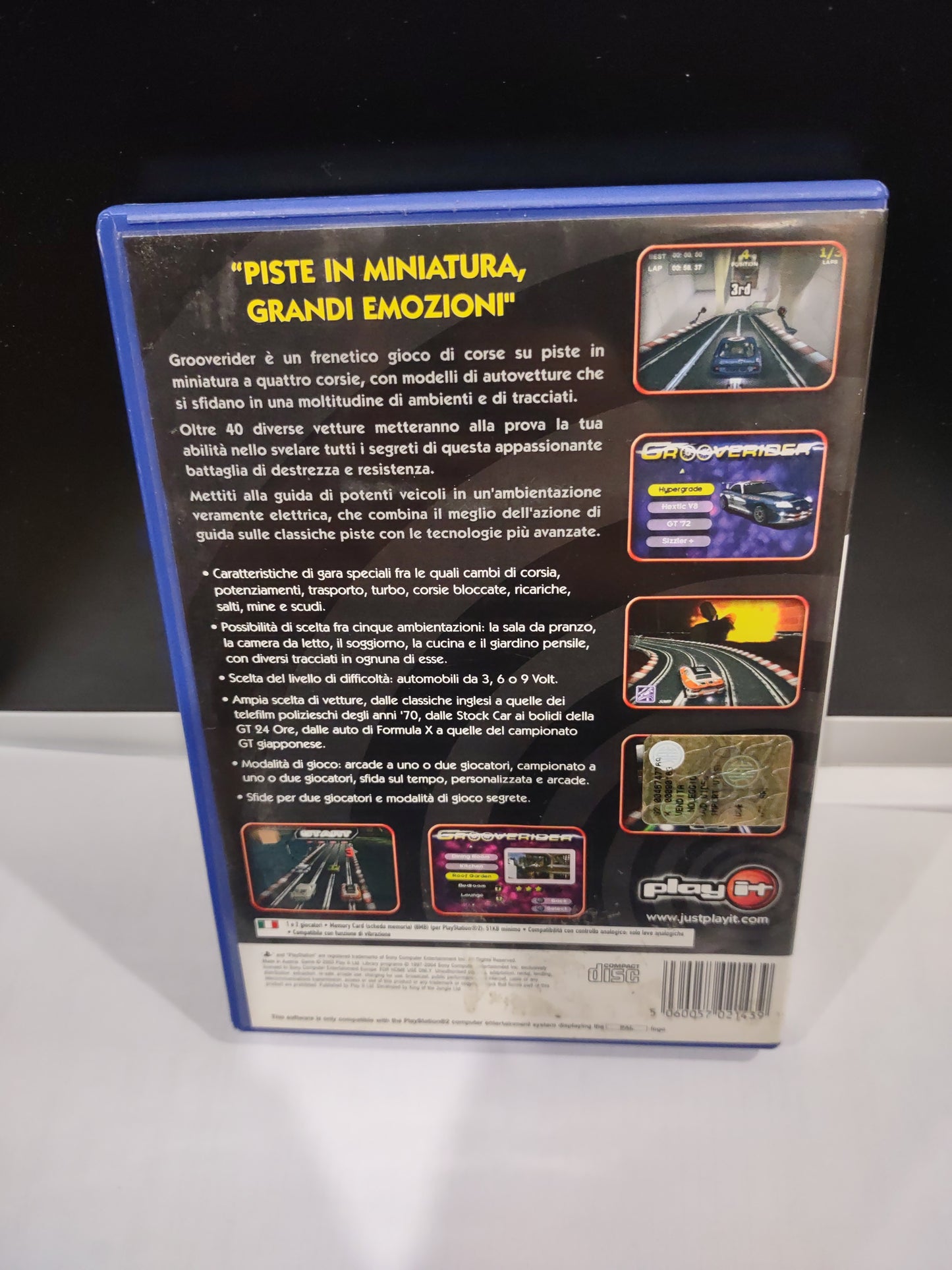 Gioco PS2 PlayStation grooverider slot car racing