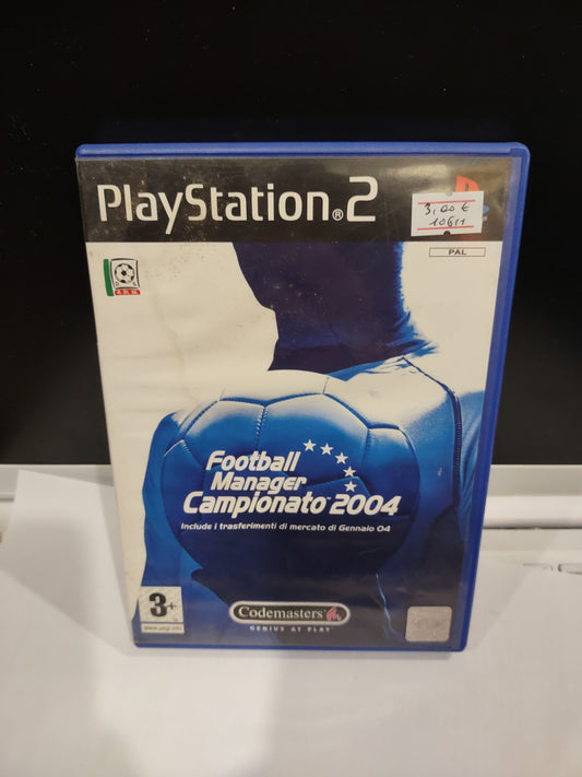 Gioco PS2 PlayStation football manager campionato 2004