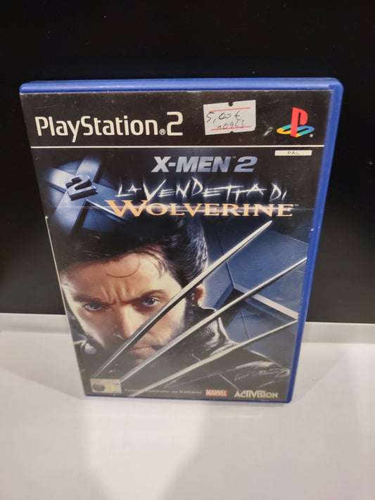 Gioco PS2 PlayStation 2 la vendetta di Wolverine x-men 2