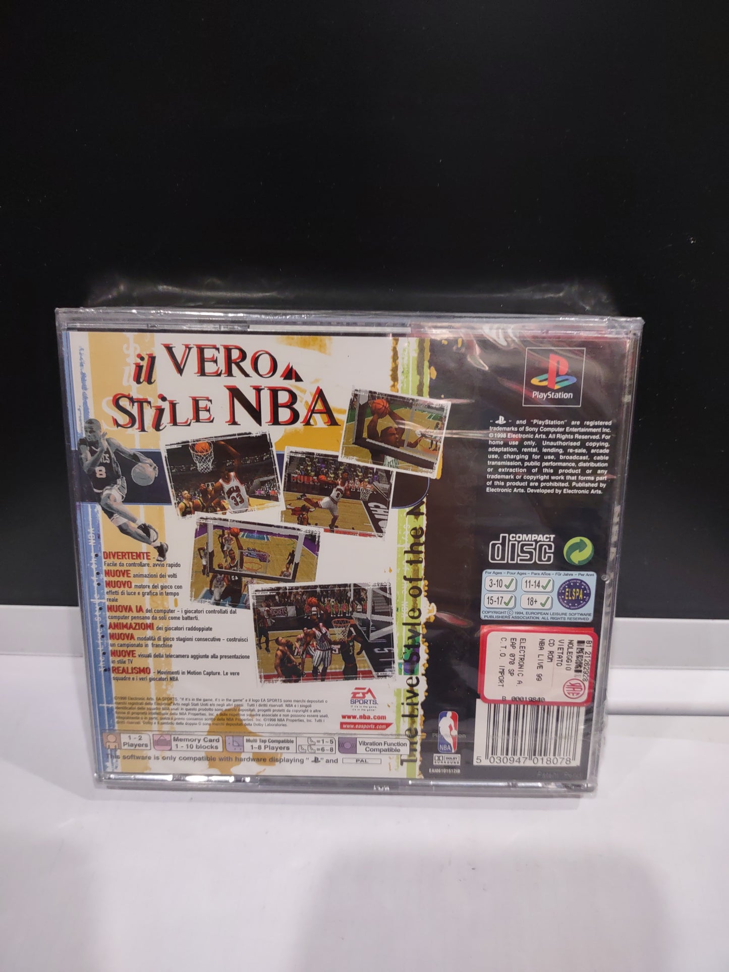 Gioco PS1 PlayStation NBA live 99