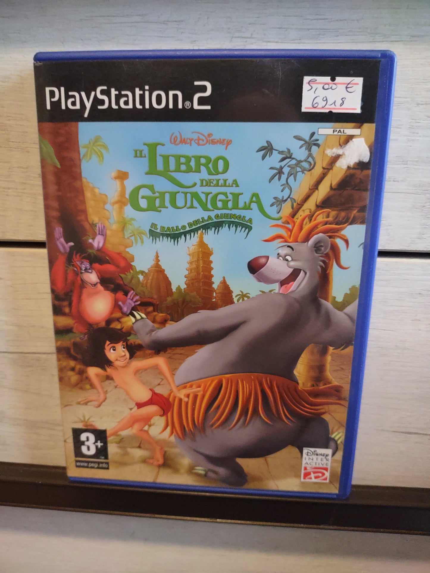 Gioco PS2 PlayStation Walt Disney il libro della giungla il ballo della giungla