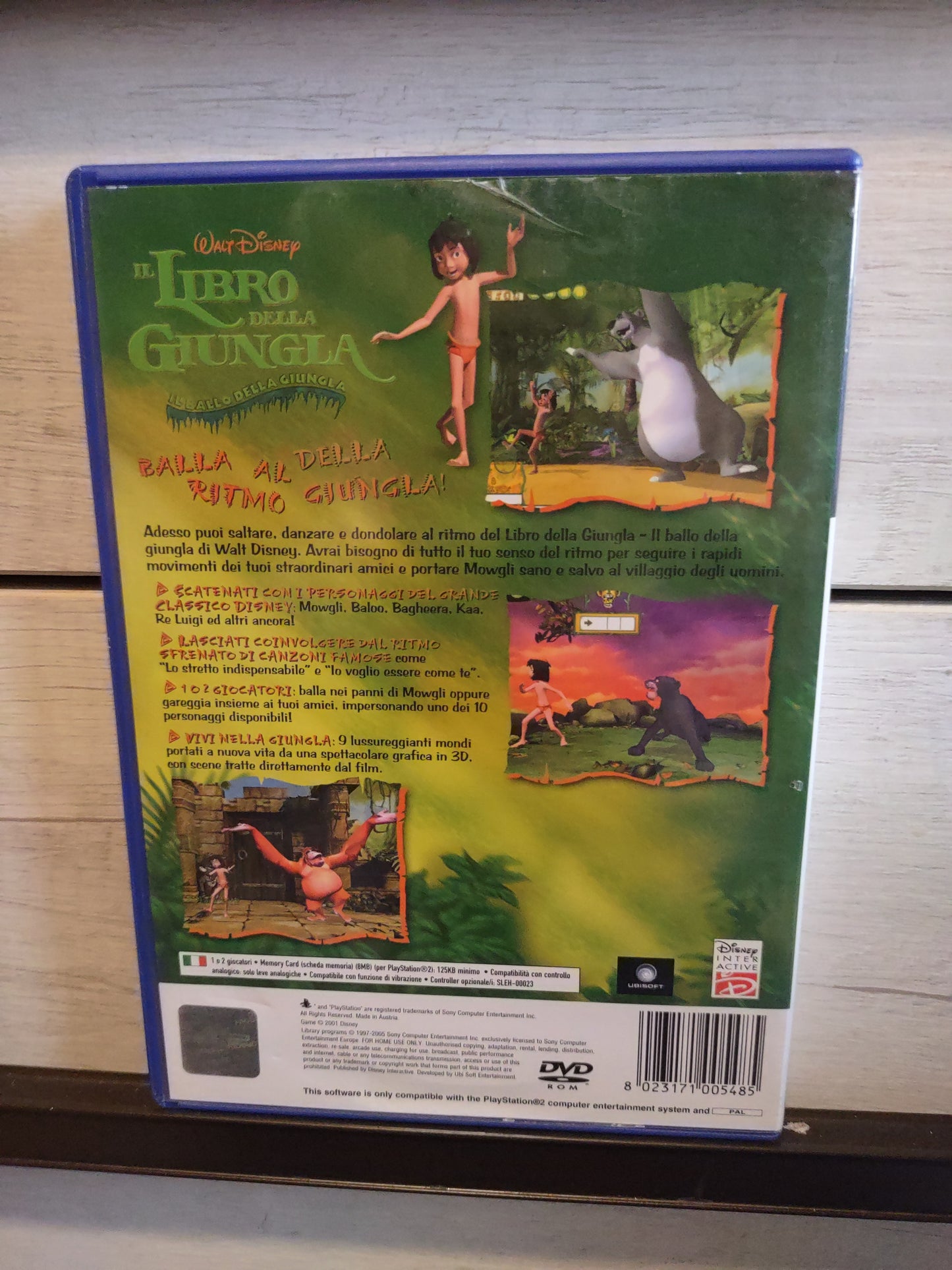 Gioco PS2 PlayStation Walt Disney il libro della giungla il ballo della giungla