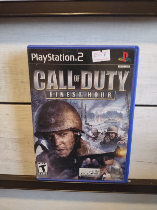 Gioco PS2 PlayStation call of duty finest hour ntsc