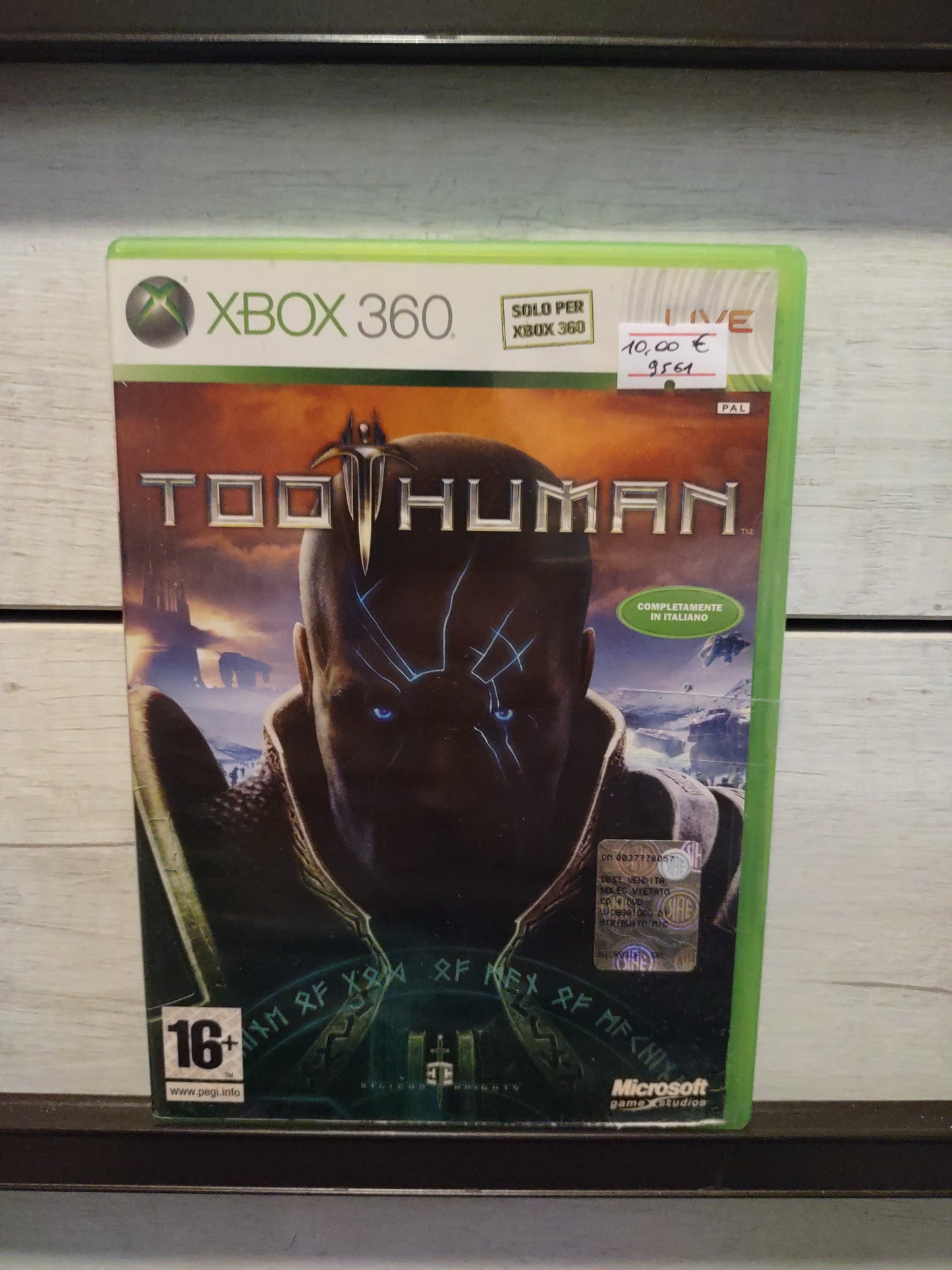 Gioco Xbox 360 too human ita