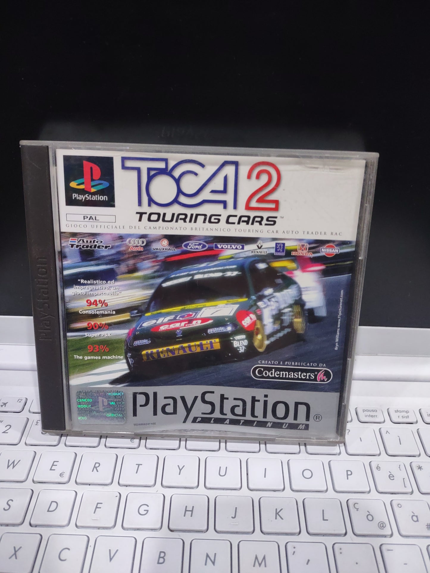Gioco PS1 Platinum toca touring Cars 2