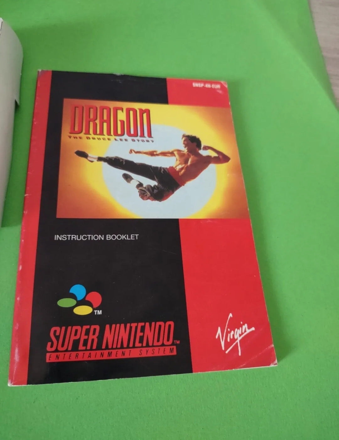 Gioco Nintendo Snes Dragon the  Bruce Lee Story completo PAL Eur