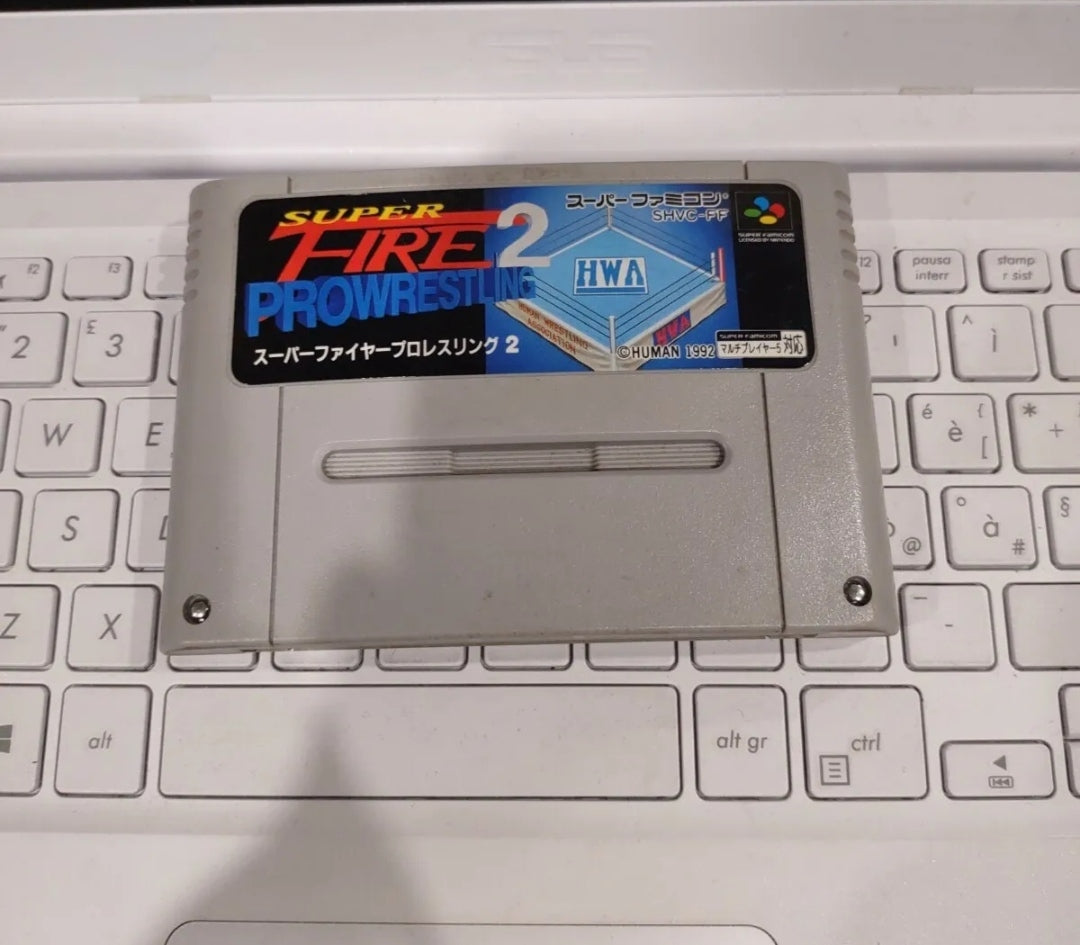 Famicom Super Fire Prowrestling 2 gioco game loose Japan 1992