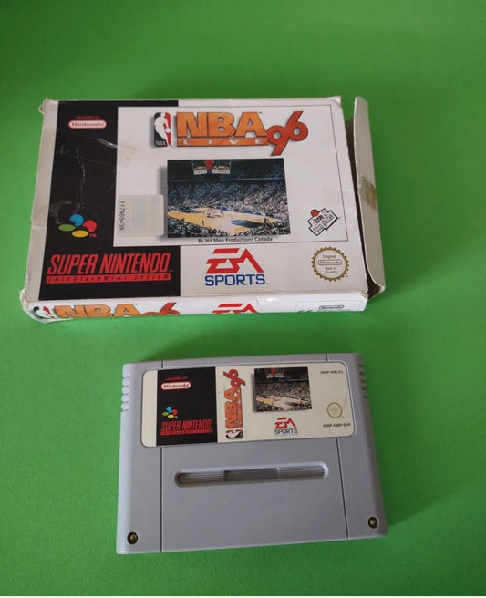 NBA LIVE 96 Super Nintendo Snes Versione PAL Europea - solo gioco e scatola