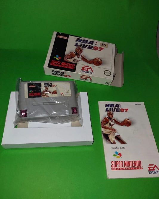 NBA LIVE 97 - GIOCO SUPER NINTENDO SNES PAL COMPLETO