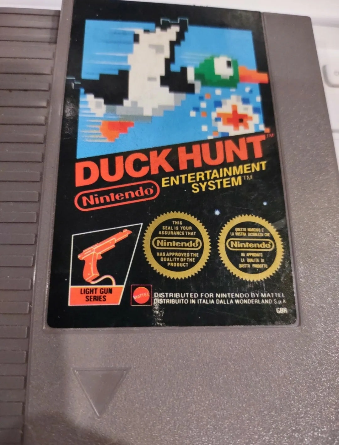 Gioco Nintendo NES Loose Duck Hunt Mattel PAL GBR ITA