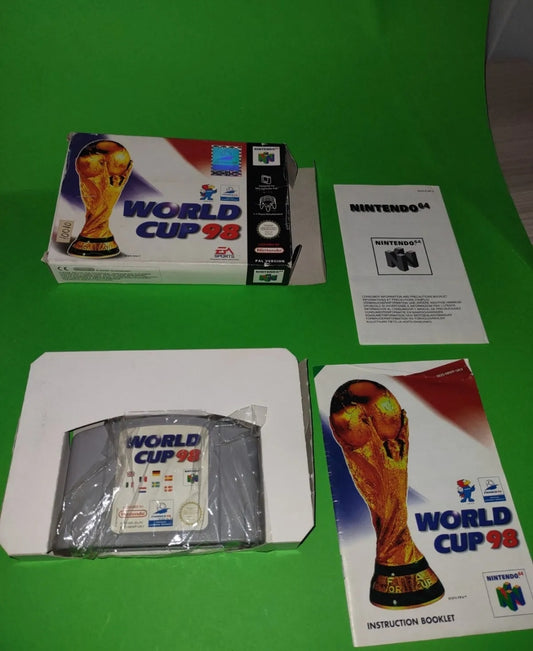 World Cup 9 (completo) per NINTENDO 64 - PAL n64 gioco calcio soccer