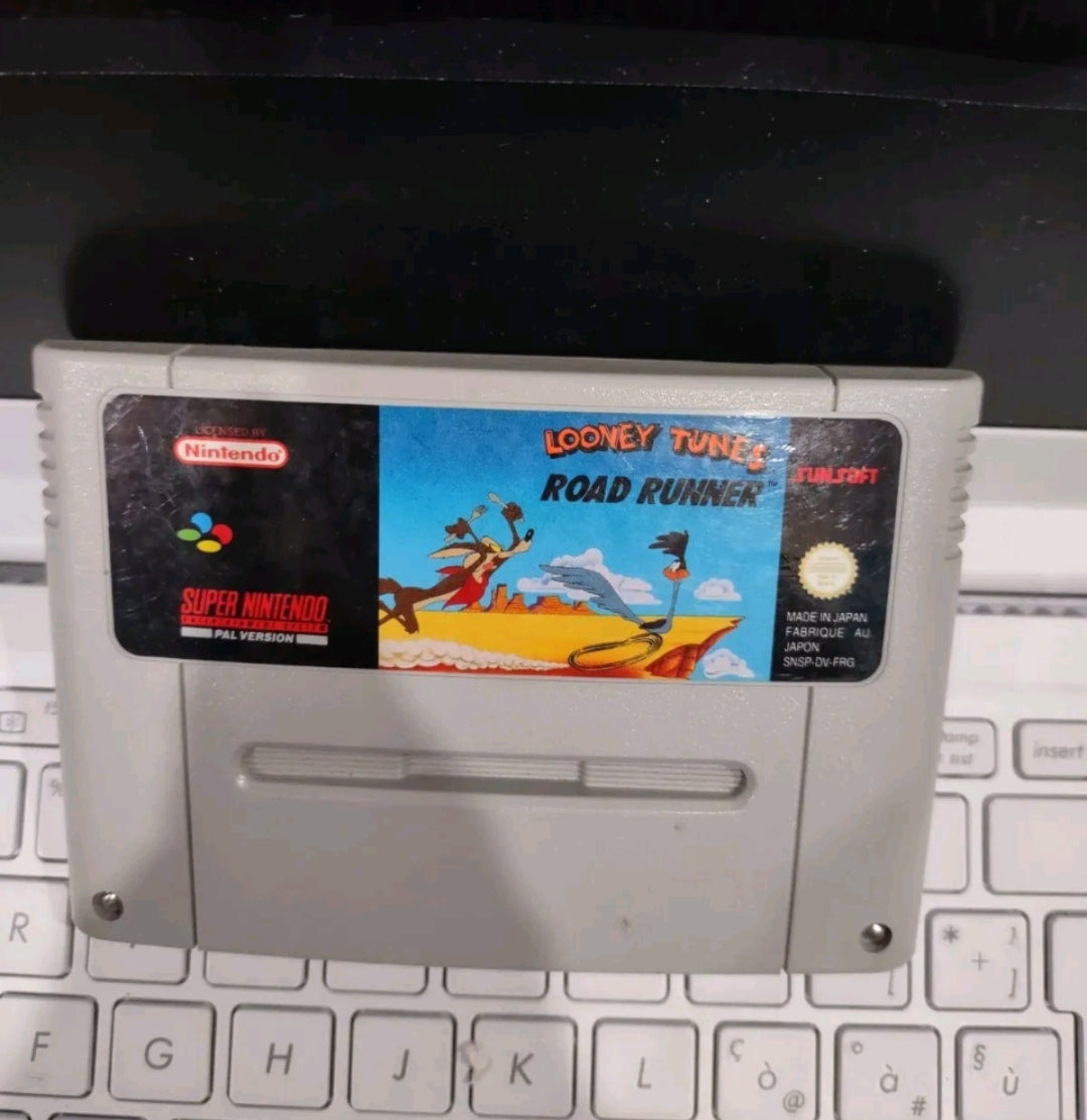 Looney Tunes Road Runner Nintendo SNES Super Nintendo PAL frg