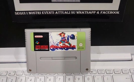 Kidklown In Crazy Chase Snes PAL ukv super Nintendo game cartuccia