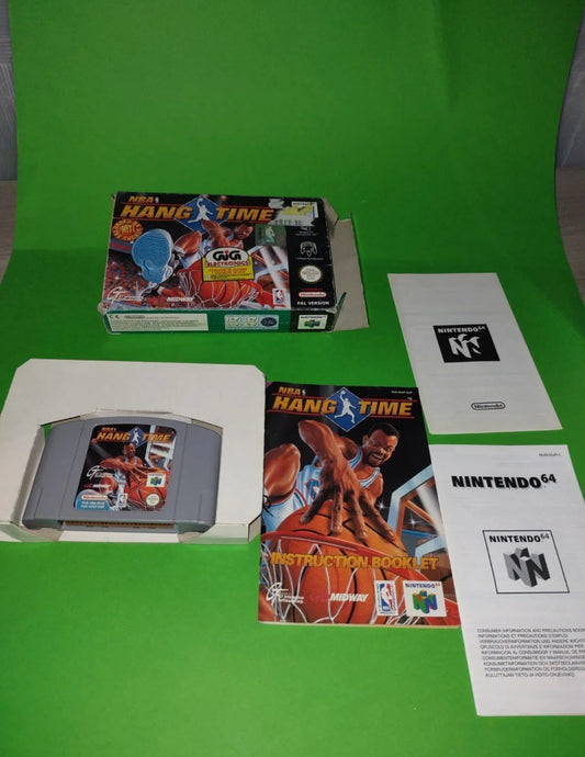 NBA Hang Time Nintendo 64 1996 Pal Version Con Scatola Originale Vintage n64