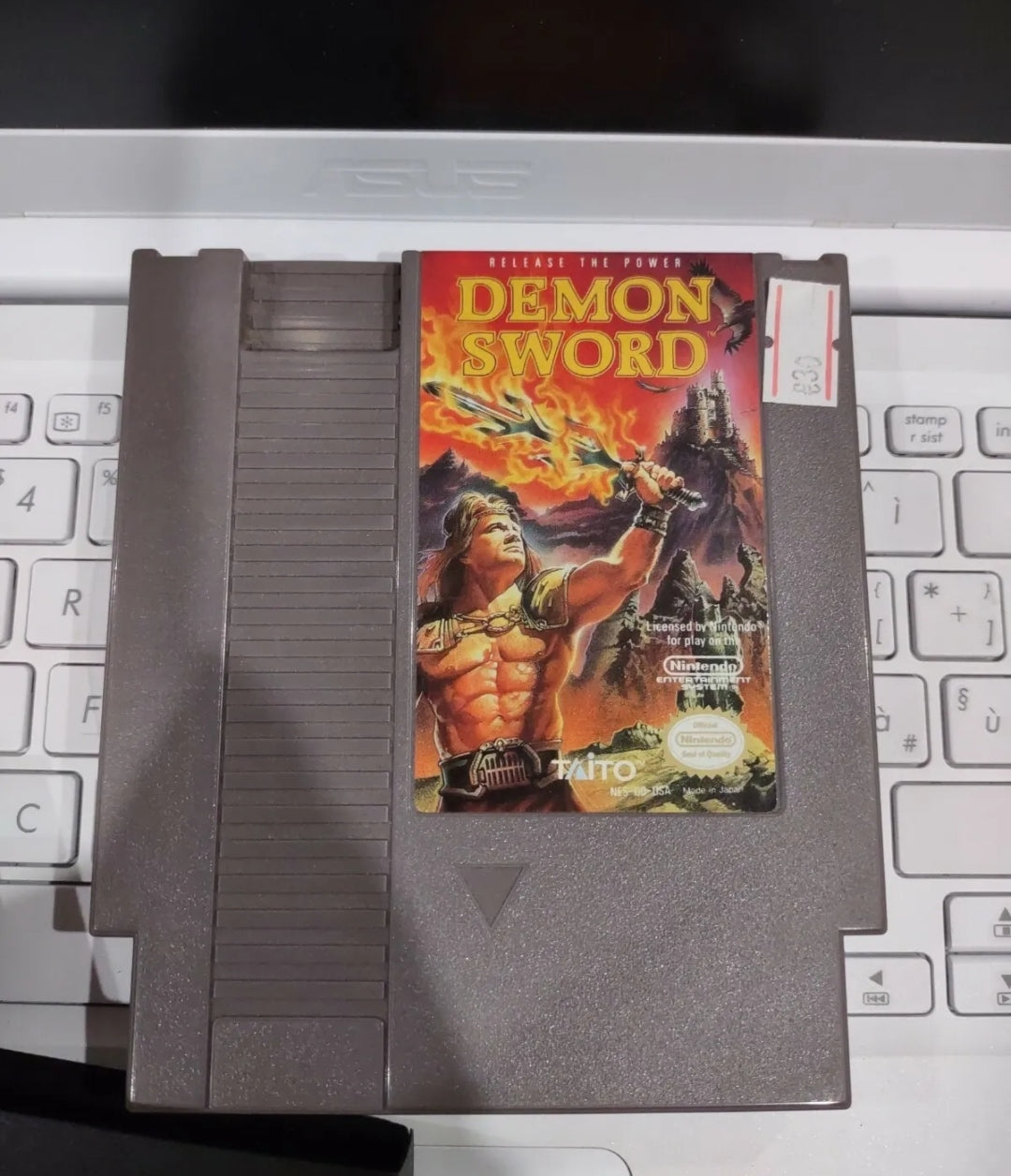 Gioco Nintendo NES Loose Demon Sword Taito Versione USA