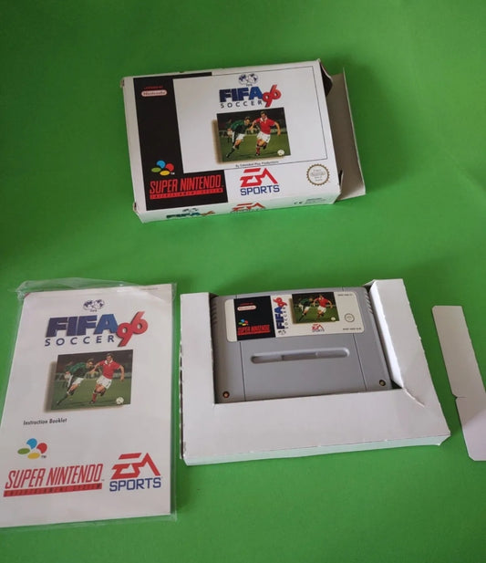 Fifa 96 Soccer Super Nintendo PAL SNES completo PAL EUR