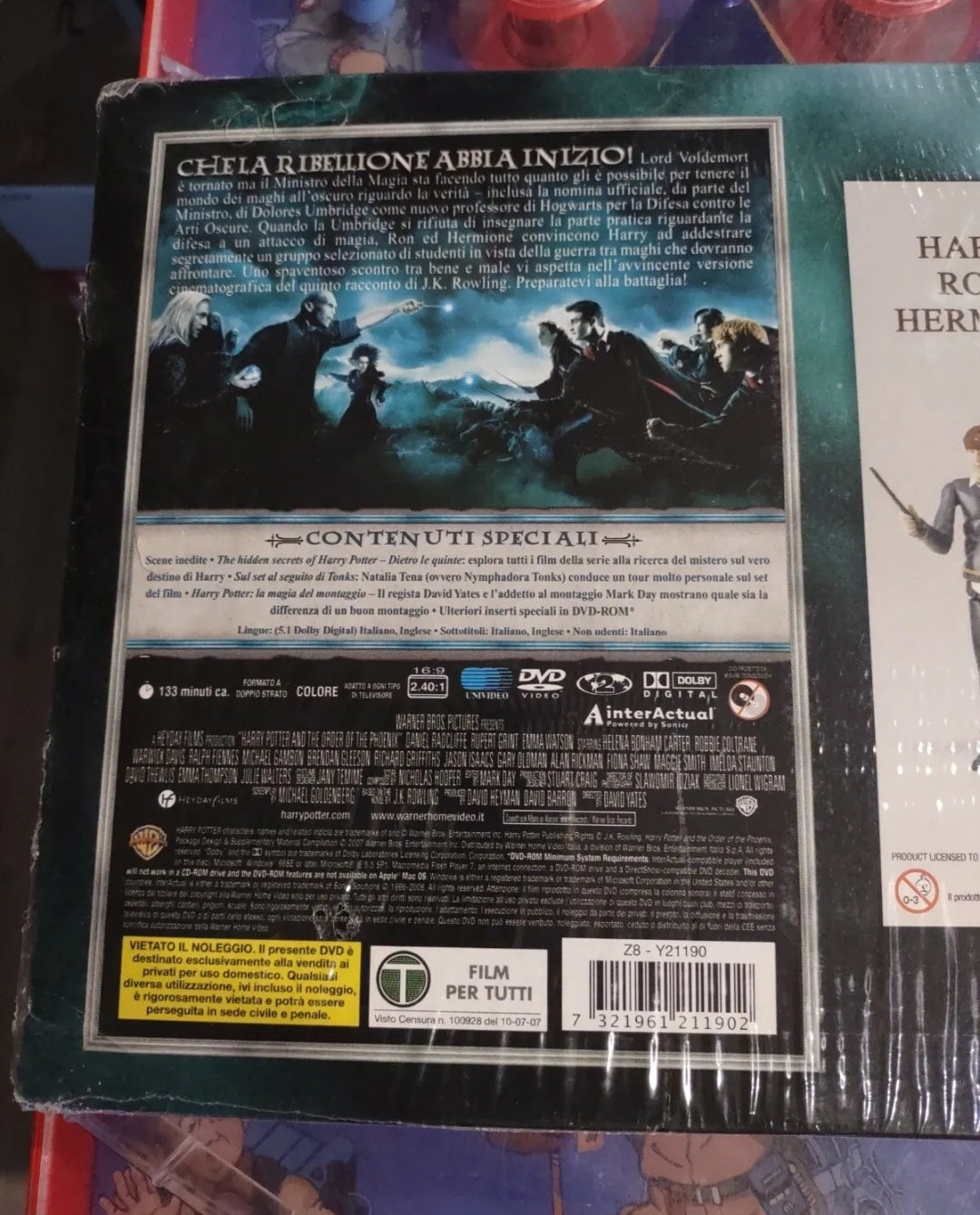 Harry Potter E L'Ordine Della Fenice (2007 Box Set 2-DVD + 3 Action Figure