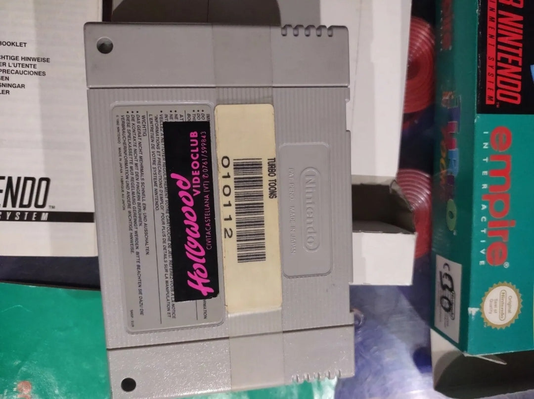 Gioco SNES Nintendo Turbo Toons PAL EUR Completo