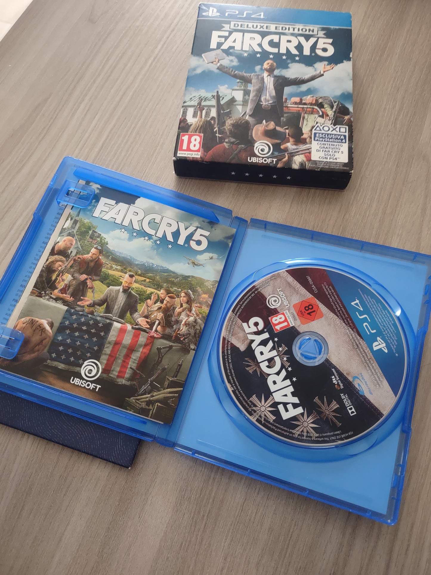 Gioco far cry 5 PS4 Deluxe edition Ubisoft PlayStation 4